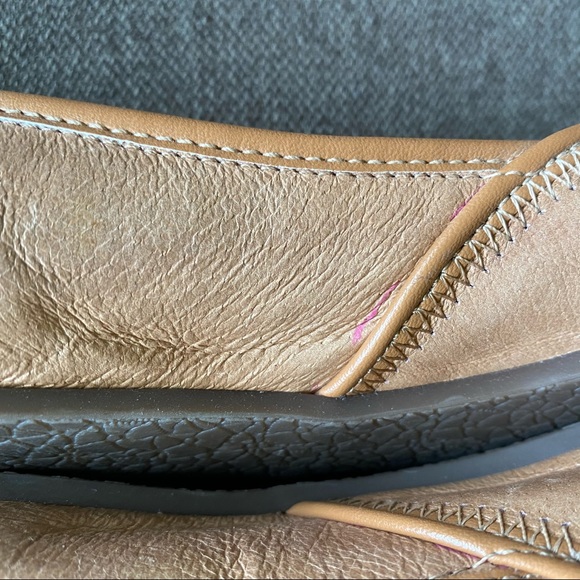 Steve Madden Tan Leather Azika Flats 8.5 - Picture 3 of 12